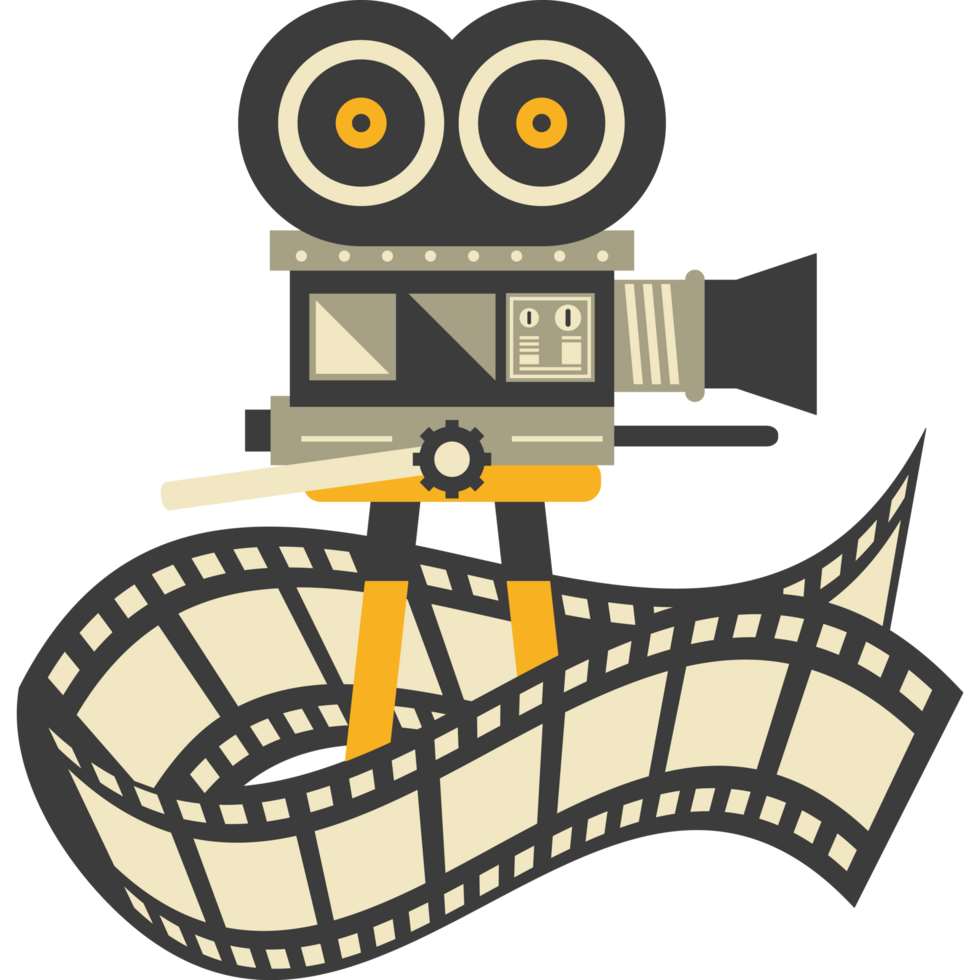 day for audiovisual heritage classic movie camera png