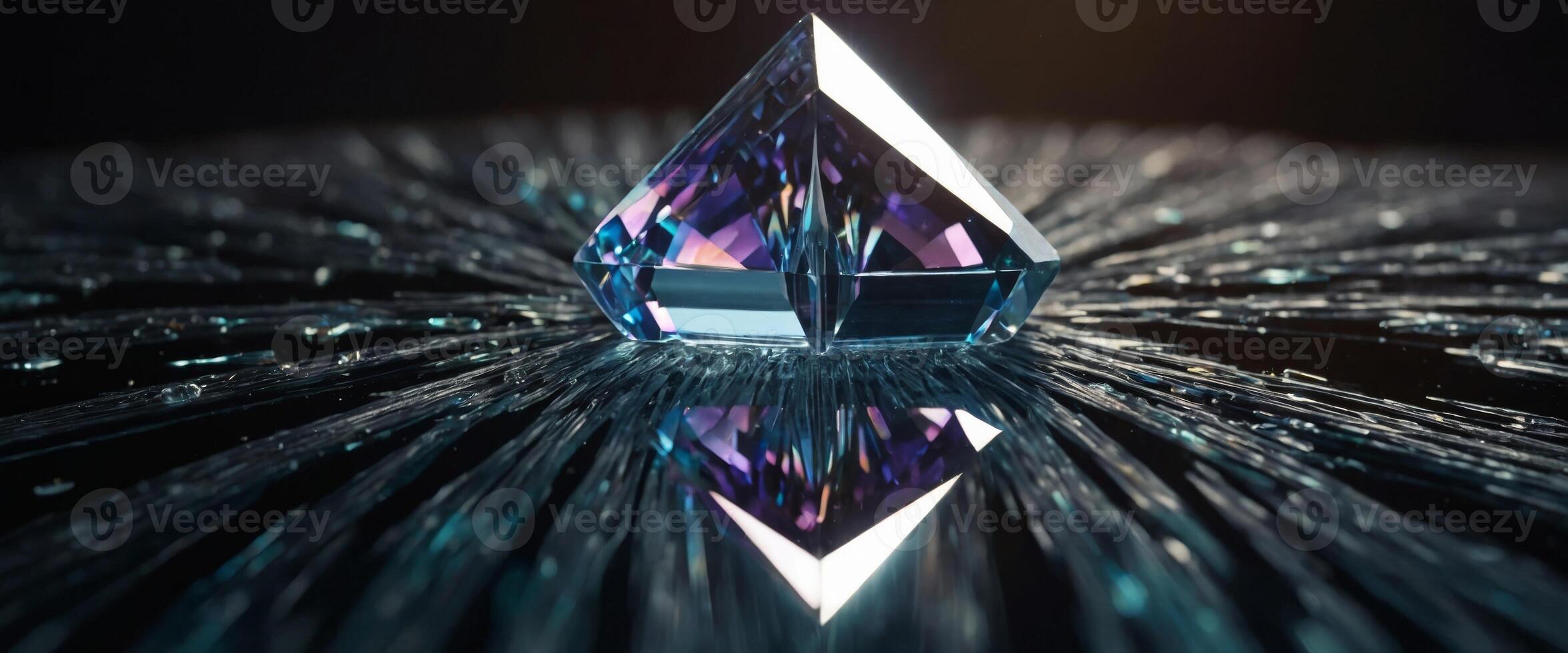 Explore the shimmering beauty of a photonic crystal, where light bends and refracts to create a spectacle of color and wonder. photo
