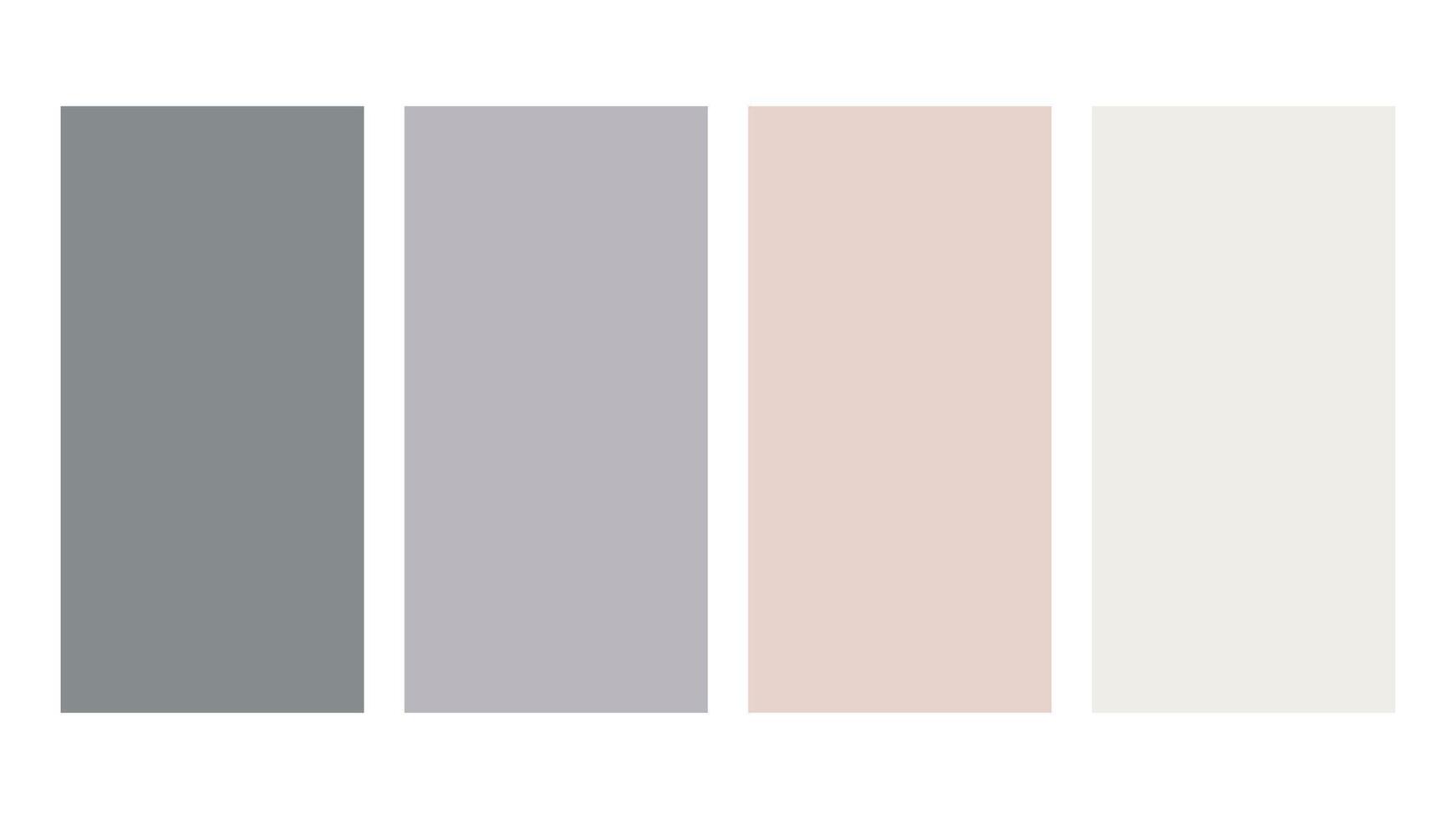 Gray color palette. Set of bright color palette combination in rgb hex. Color palette for ui ux design. Abstract illustration for your graphic design, banner, poster or landing page vector