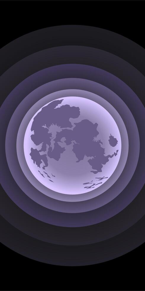Black moon wallpaper background vector