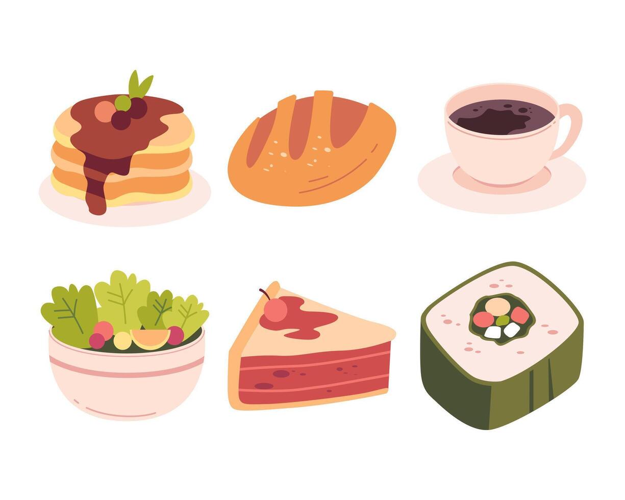 Food and drink design element vector