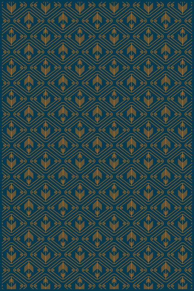 Creative rhombus pattern with multiple arrow lines and dark background vector