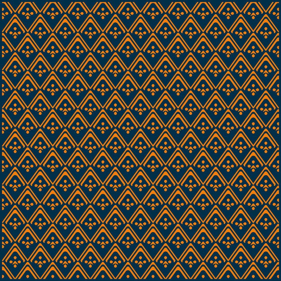creative triangle pattern with colorful orange and dark background vector