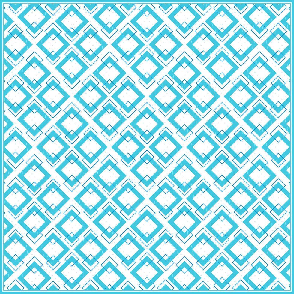 colorful rhombus pattern with monochrome bright blue style vector
