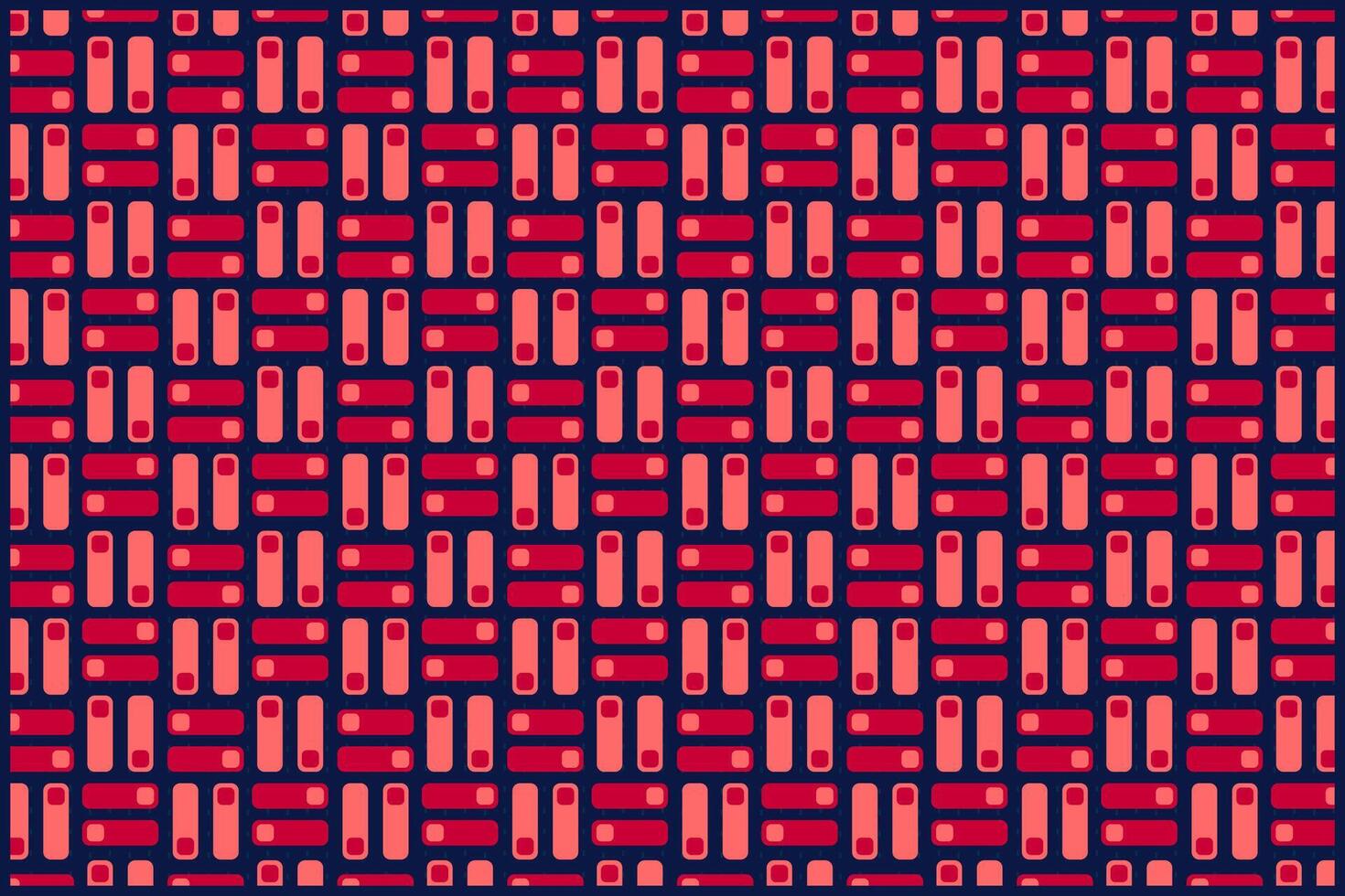 abstract pattern of colorful red bar with dark blue background vector
