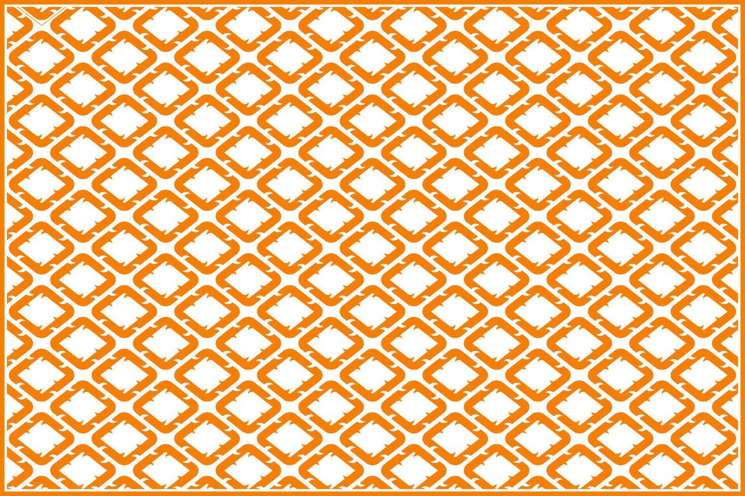 unique rhombus pattern with colorful orange dominant color vector