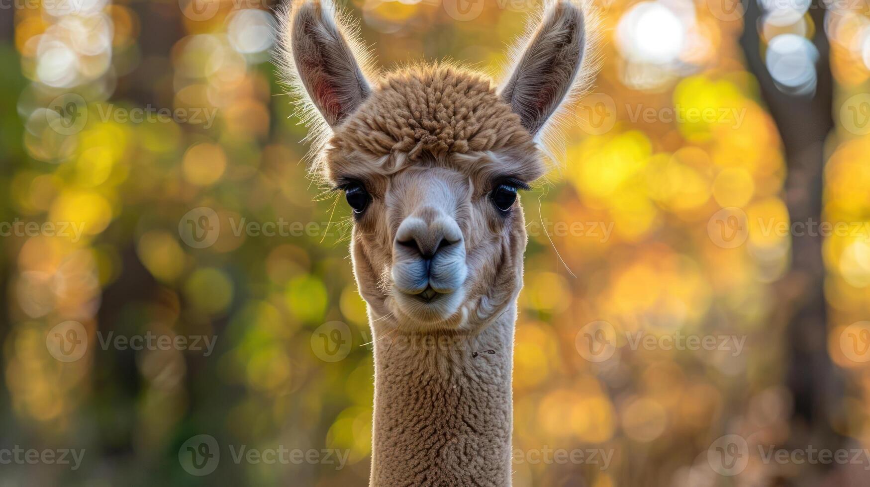 a llama that is looking at the camera photo