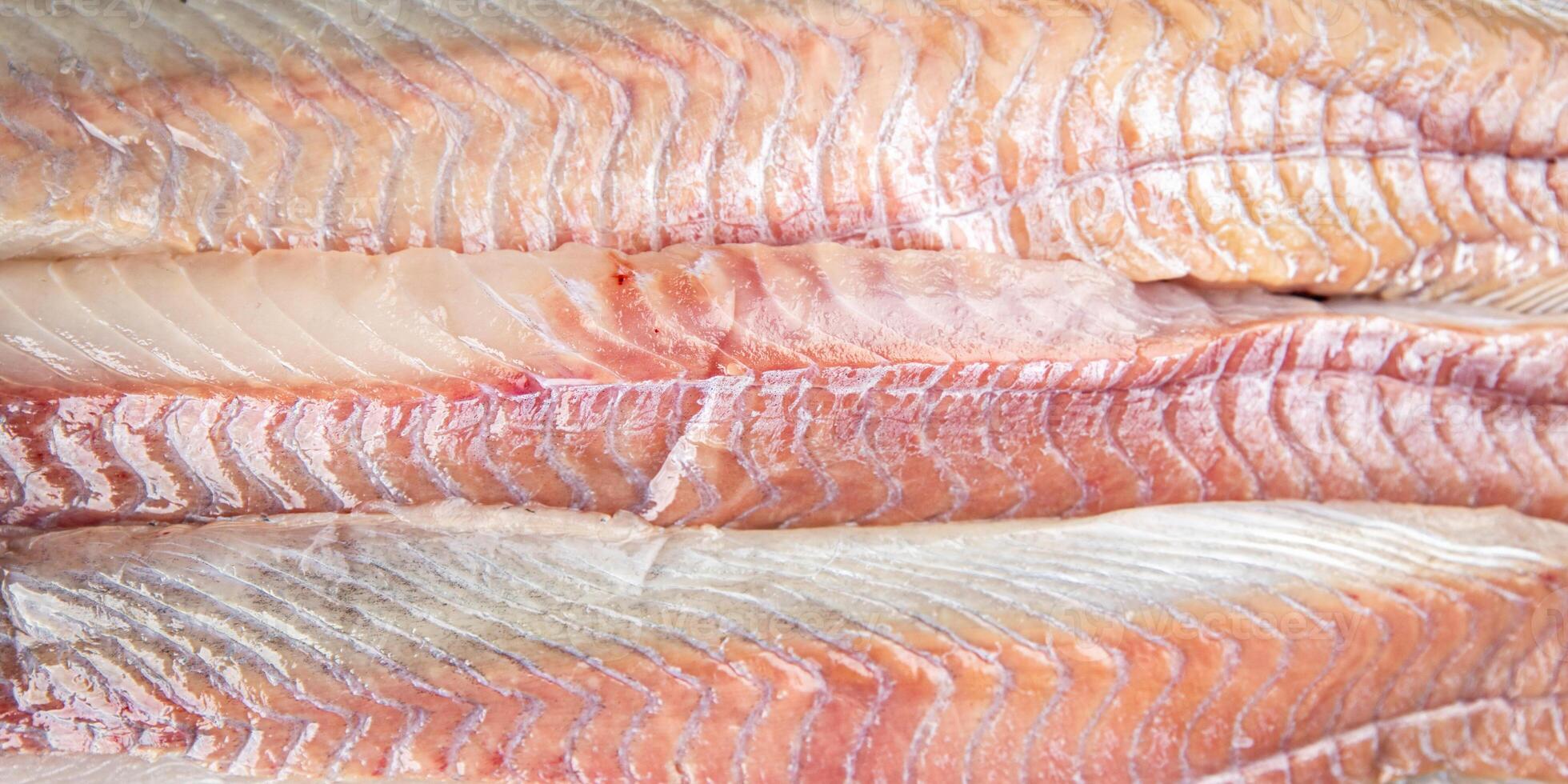 fillet raw white fish cod or halibut fresh meal food snack on the table copy space food background rustic top view photo