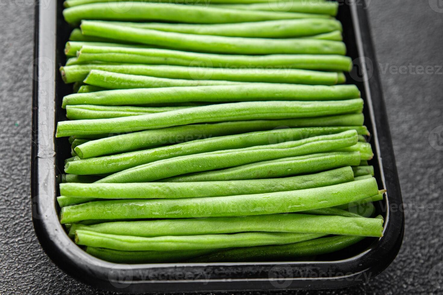 green beans fresh vegetable string bean fresh meal food snack on the table copy space food background rustic top view photo