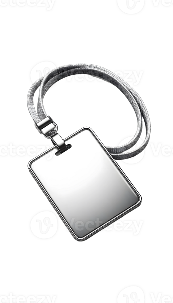 Id card isolated on transparent background png