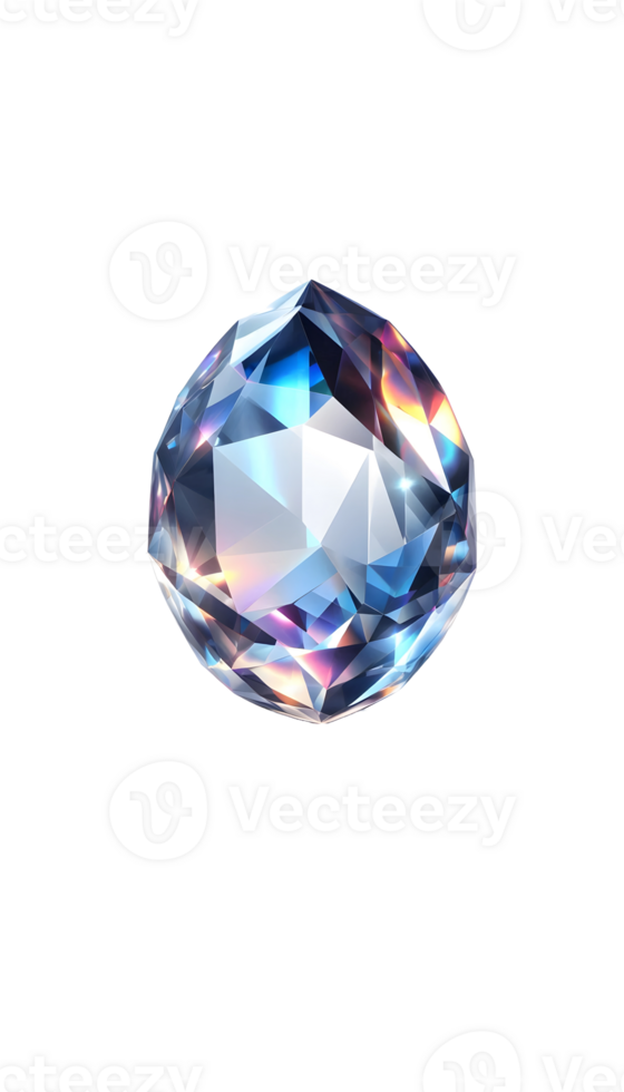 Diamond and crystal isolated on transparent background png