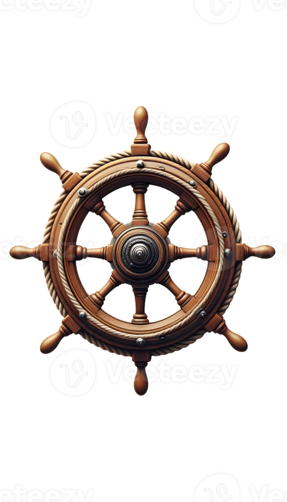 Steering wheel isolated on transparent background png
