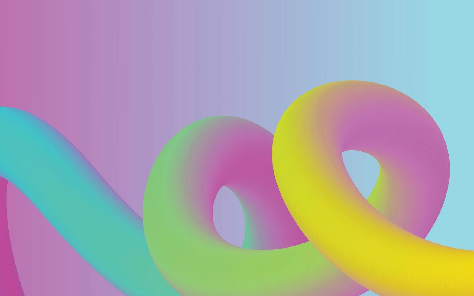 3D shapes background, purple abstract gradient liquid shapes vector