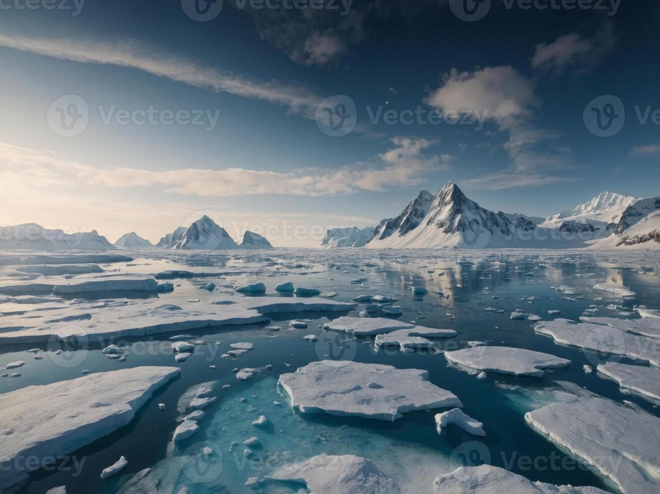 South and North pole and all things related. photo