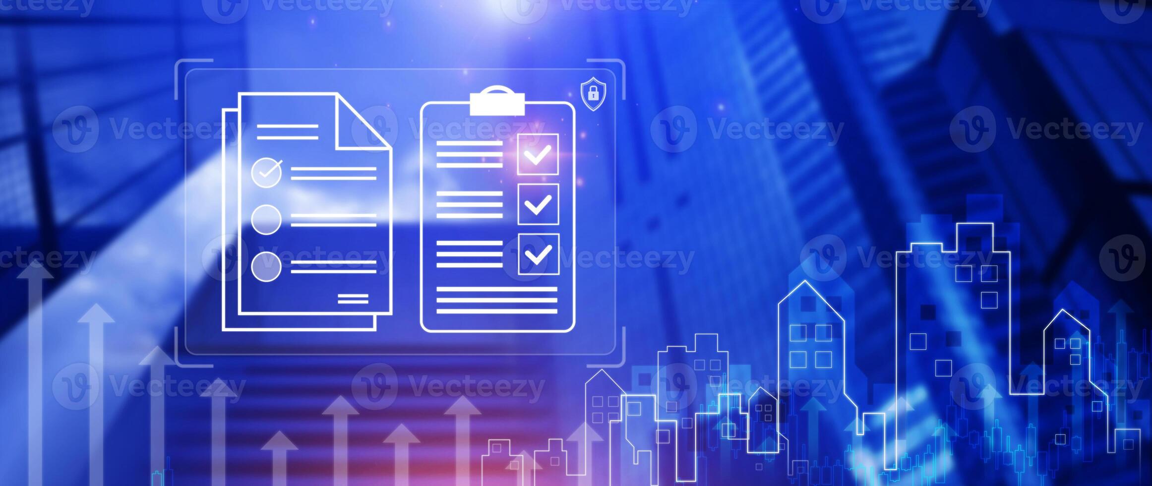 DMS concept, Document Management System DMS, searching and managing corporate files information. photo