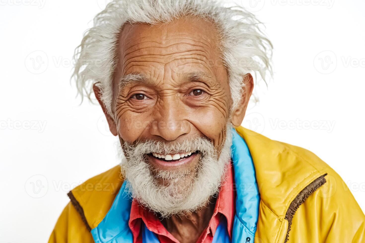 Portrait of a Happy Senior Man photo