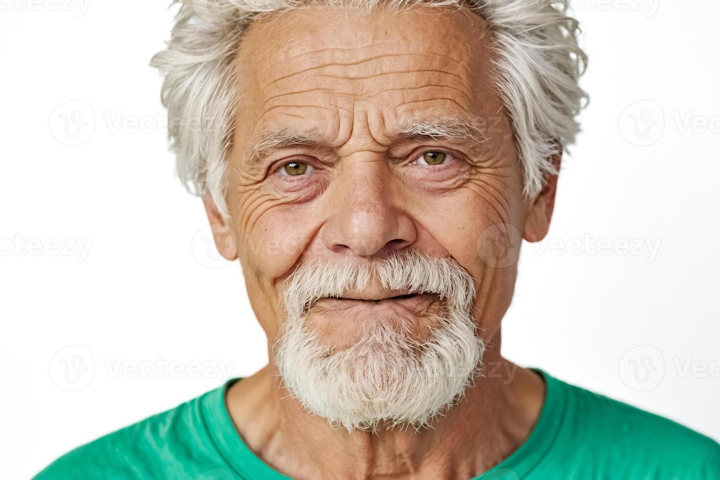Portrait of a Senior Man with a White Beard photo