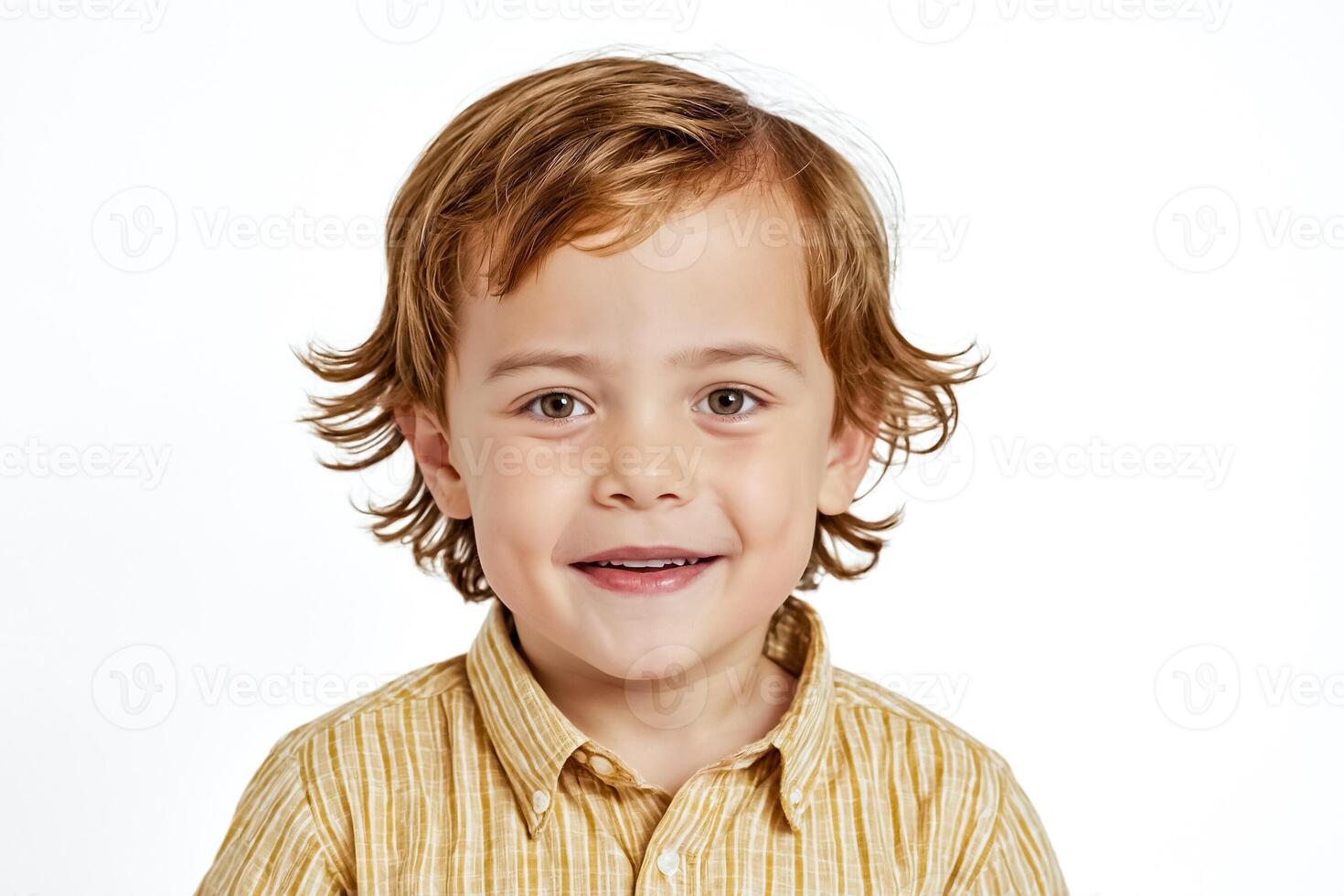 Portrait of a smiling young boy photo
