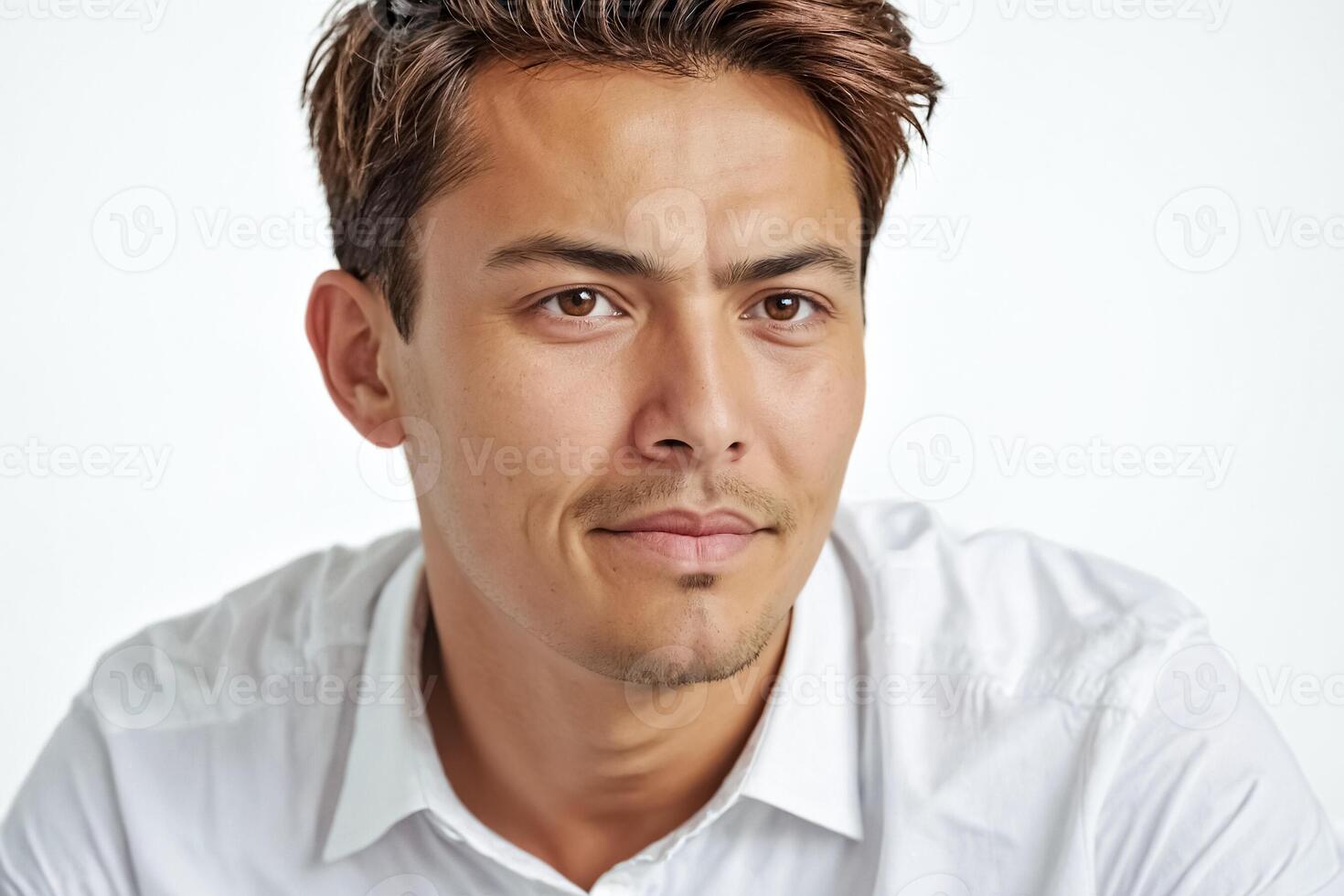 Portrait of a Young Man with a White Shirt photo