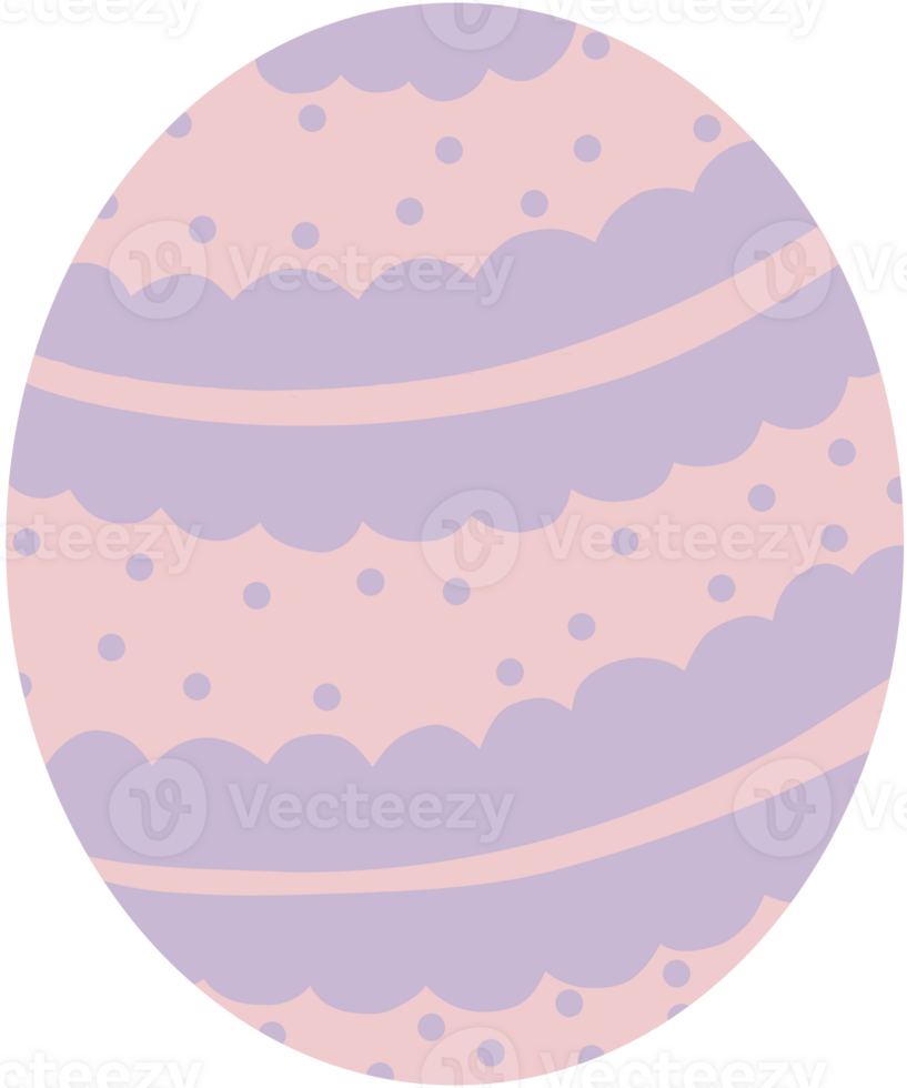 Easter eggs, artistic patterns on eggs from painting on easter day png