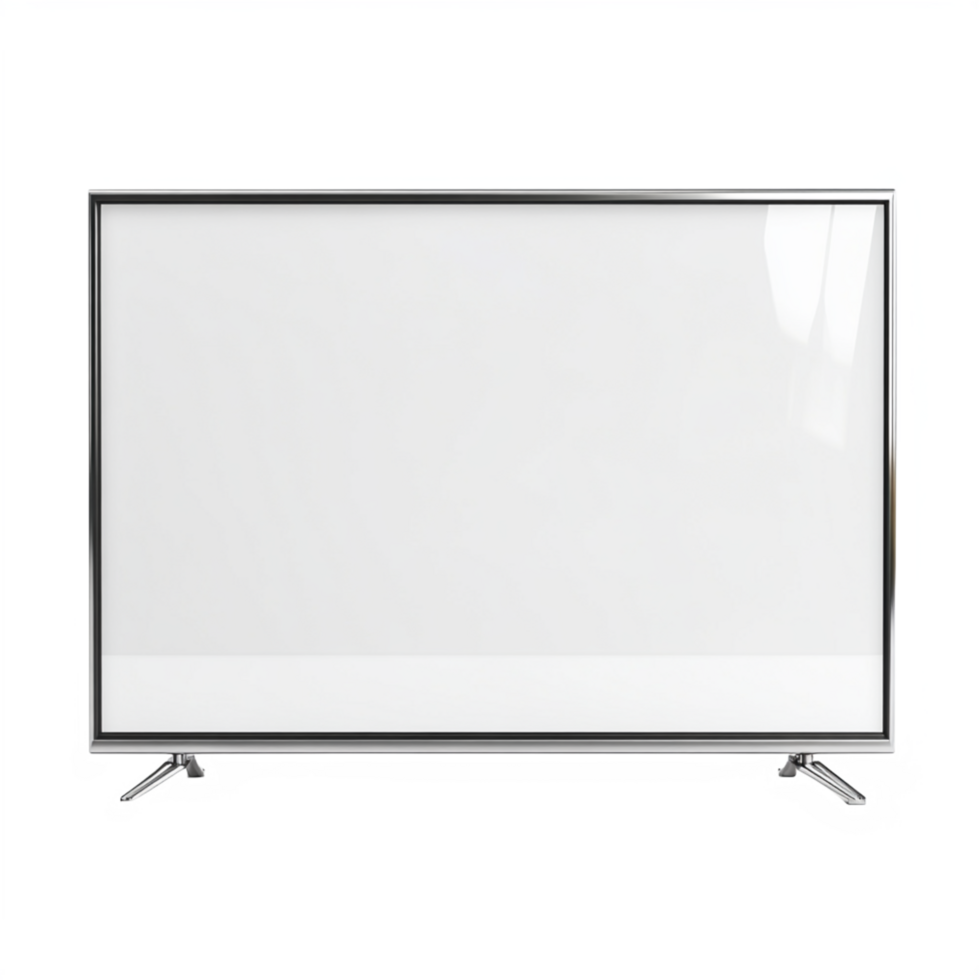Smart TV isolated on transparent background png
