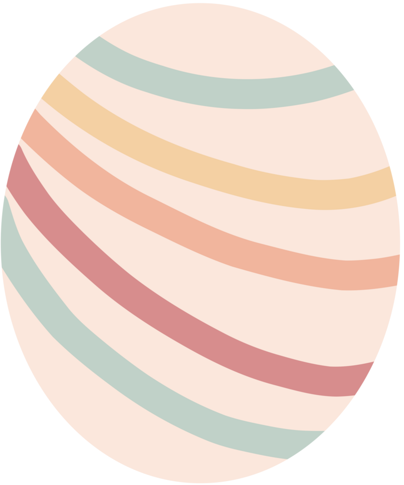 Easter eggs, beautiful garden colors png