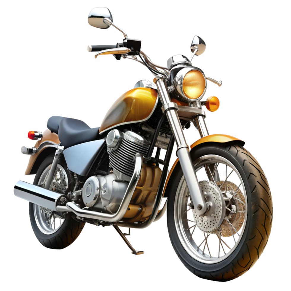 Motorcycle isolated on transparent background png