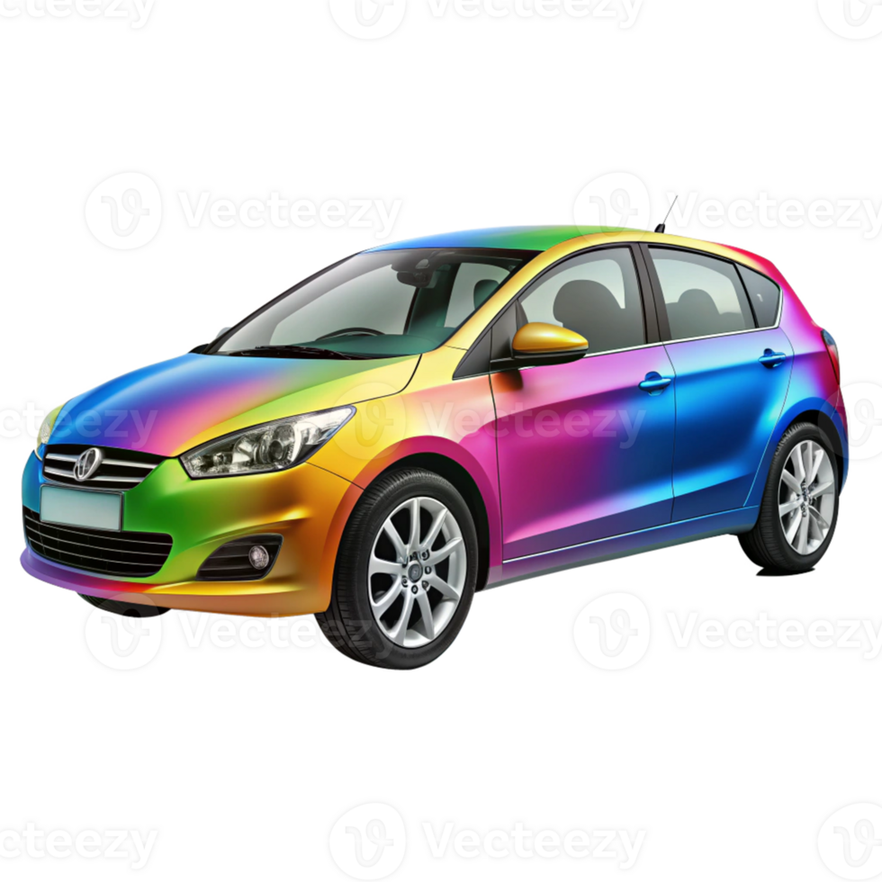 Car isolated in transparent background png