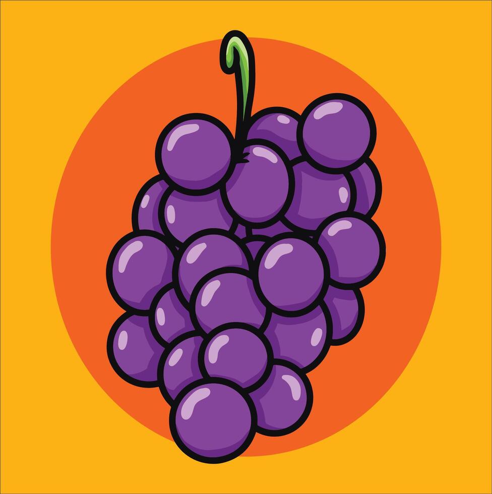 Grape Fruit Original vector