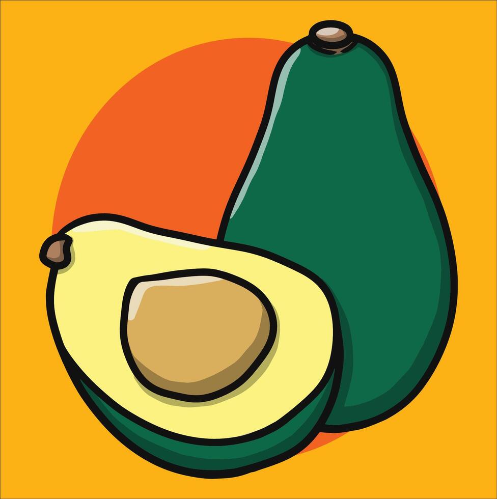 Avocados Fruit Fresh vector