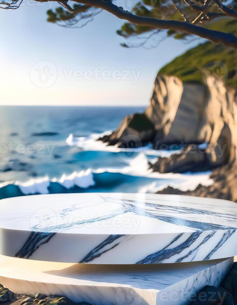 Marble Podium with Ocean View photo
