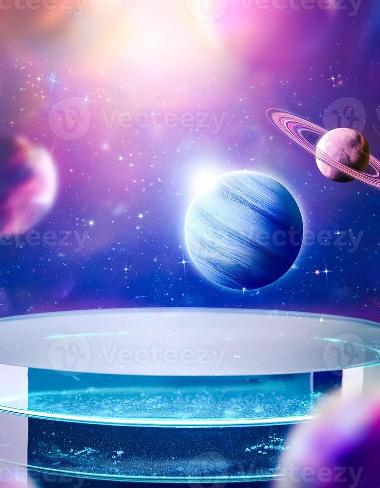 Abstract Space Platform photo