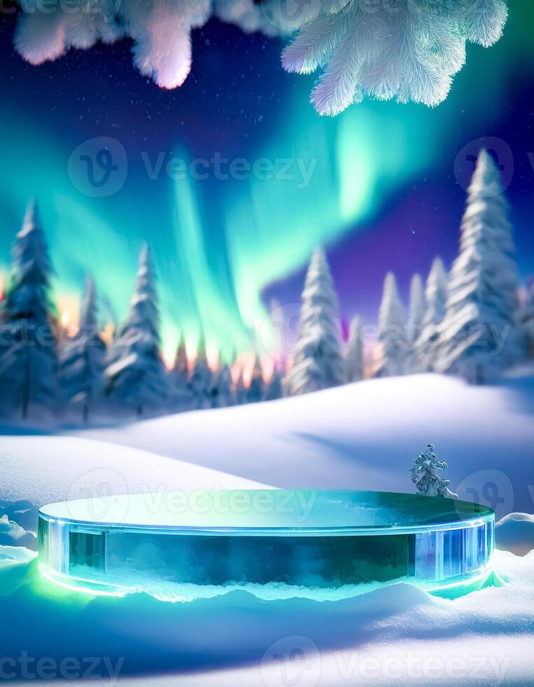 Winter Wonderland with Glass Platform photo