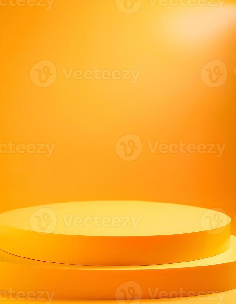 Minimalist Yellow Product Display Platform photo