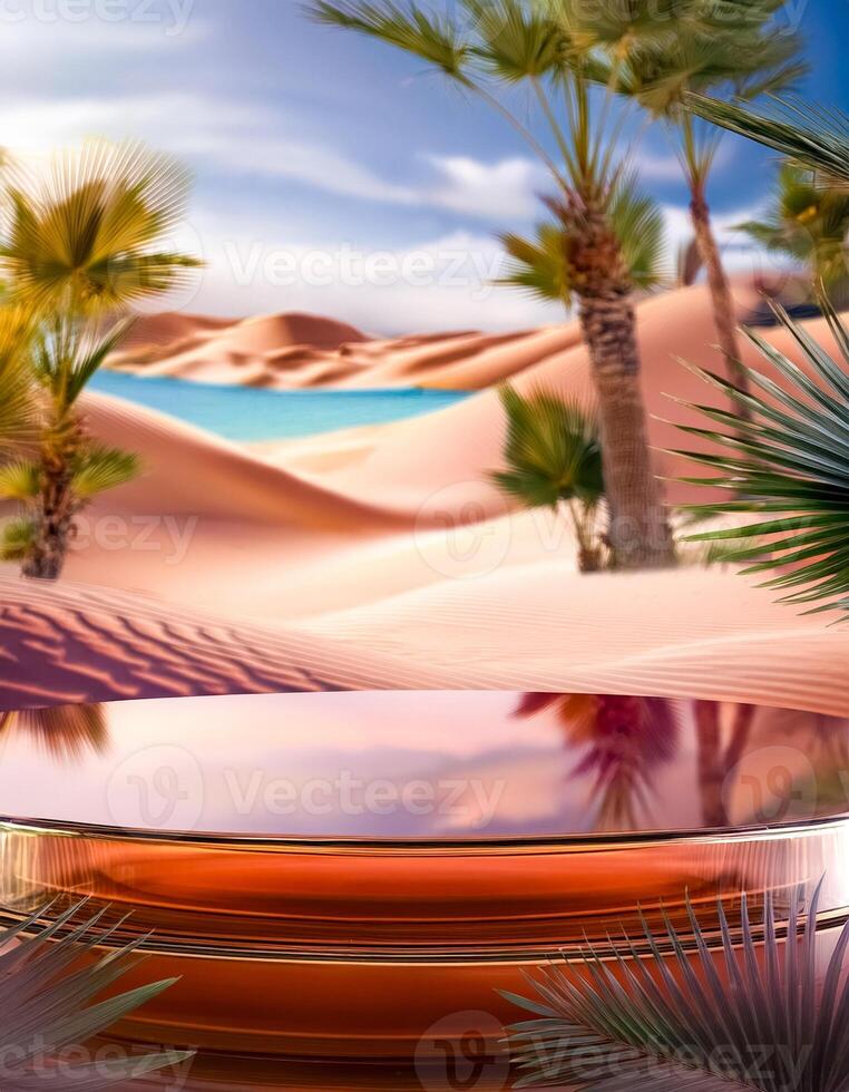 Desert Oasis Product Display photo