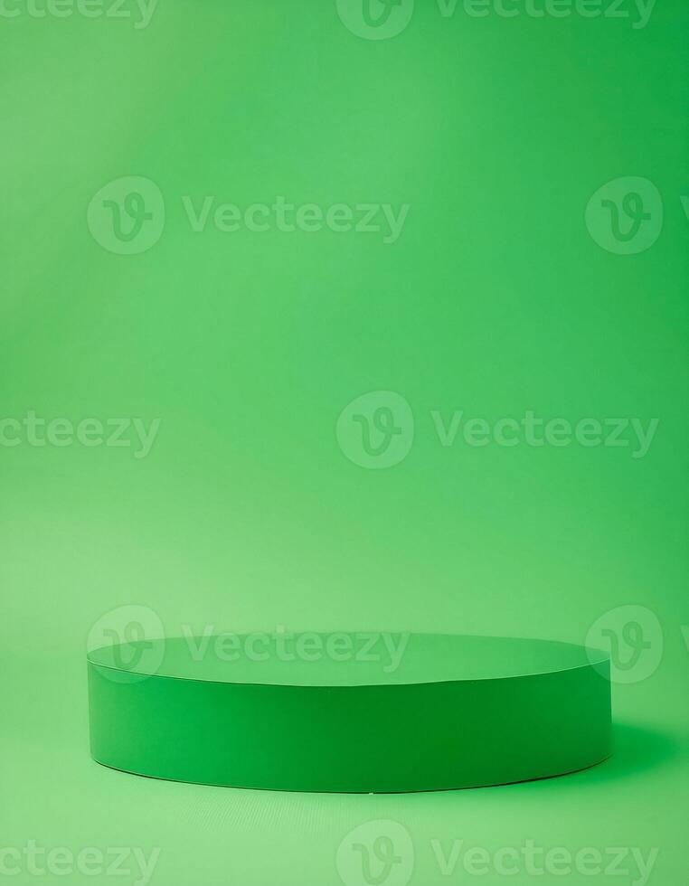 Green Platform Minimal Product Display photo