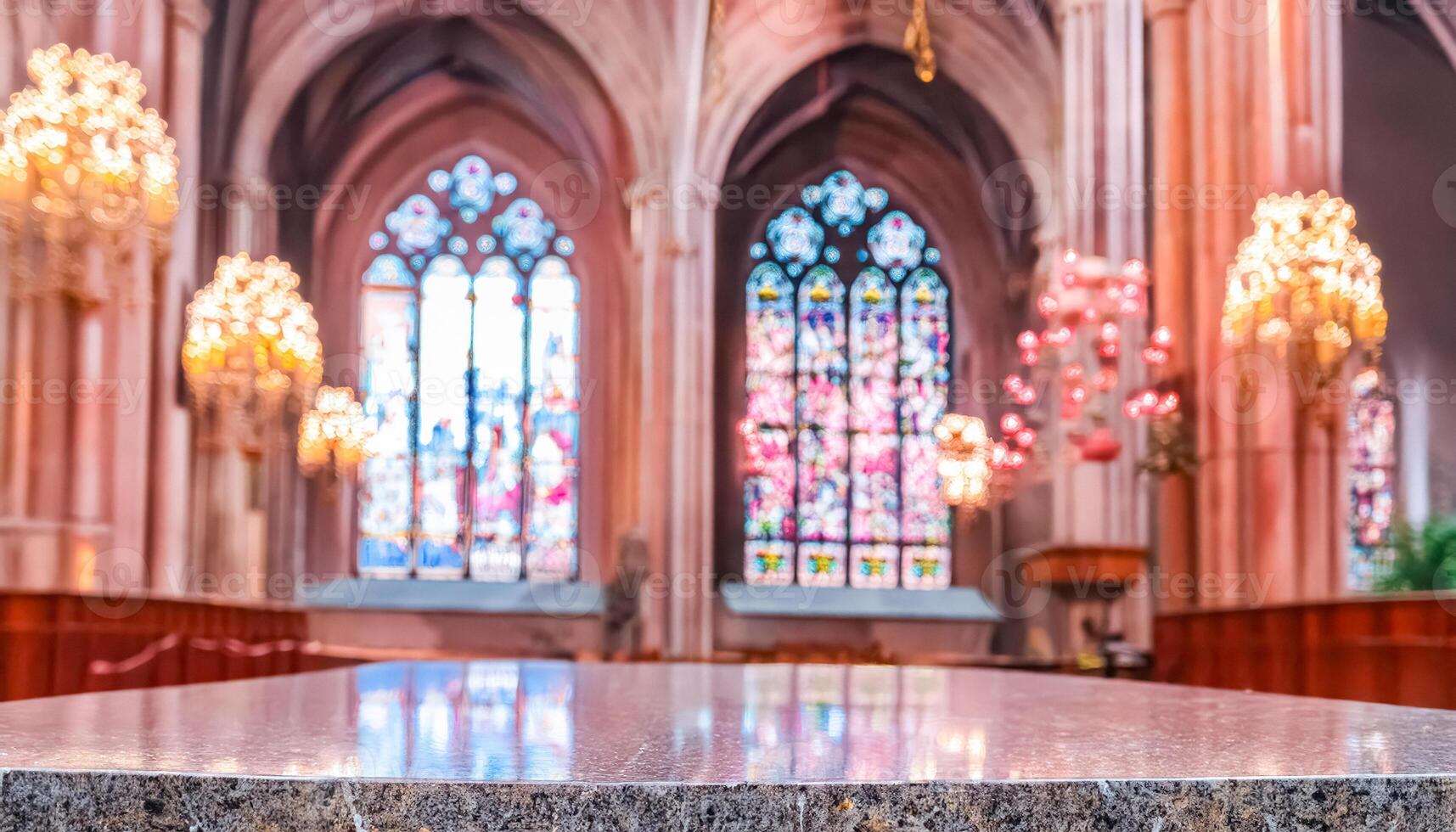 Granite Surface in a Church photo
