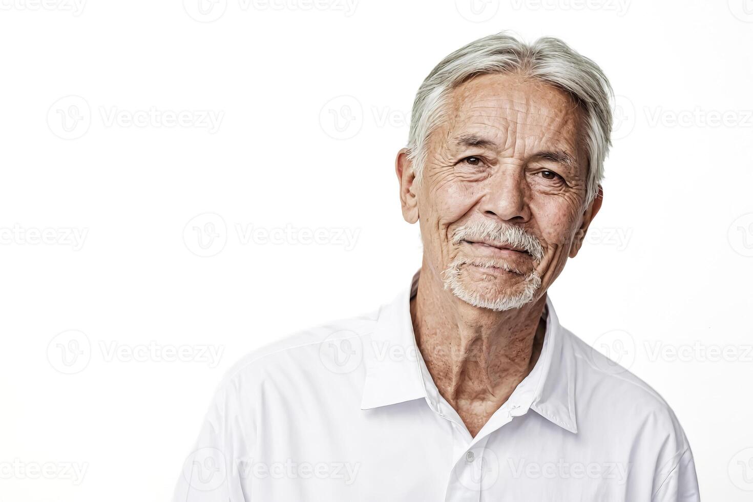 Portrait of a senior man smiling photo