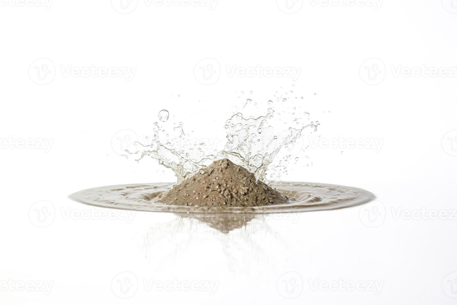 Water Splashing on Sand photo