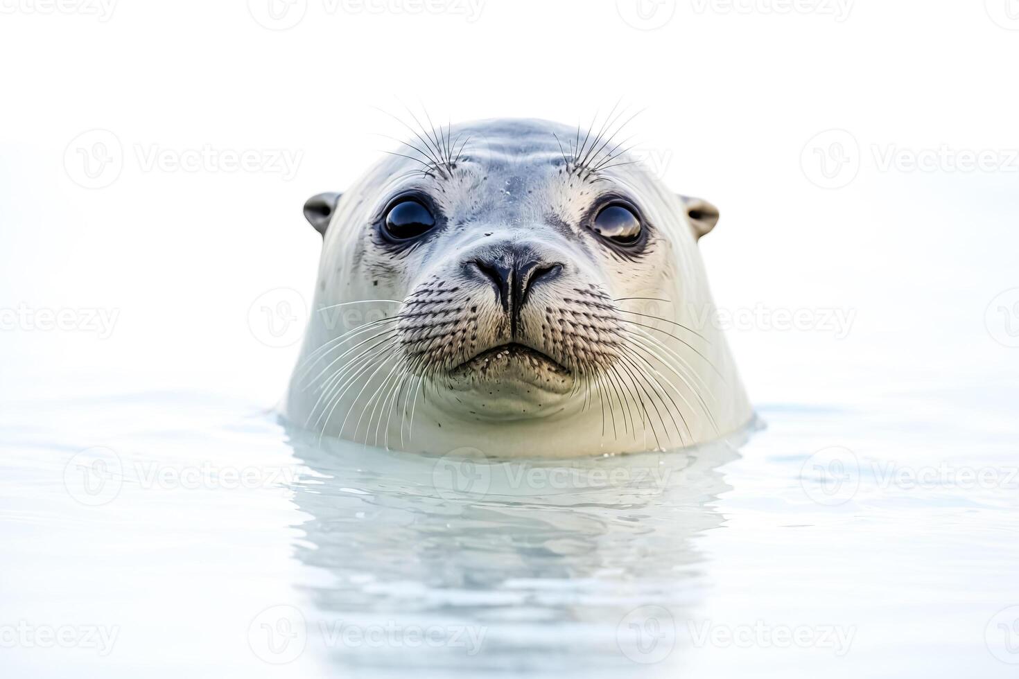 Seal pup looking at the camera photo