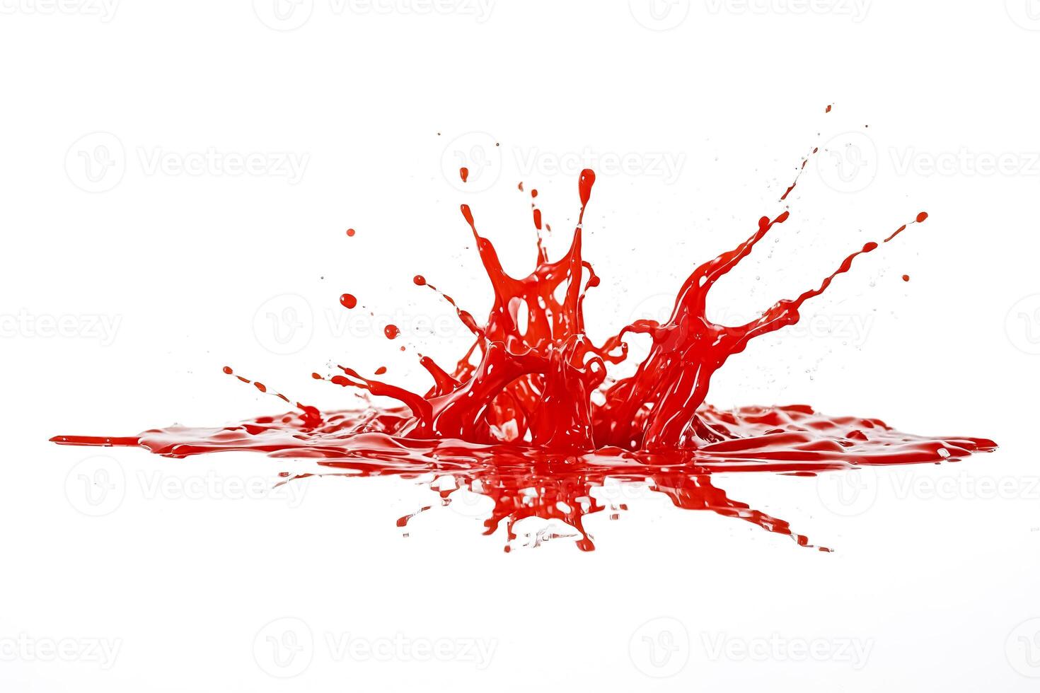 Red Liquid Splash photo