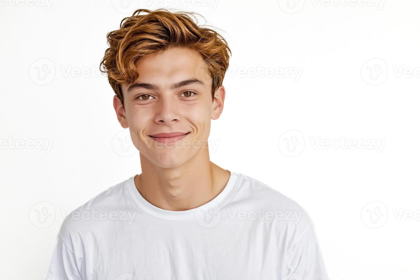Portrait of a Smiling Young Man photo