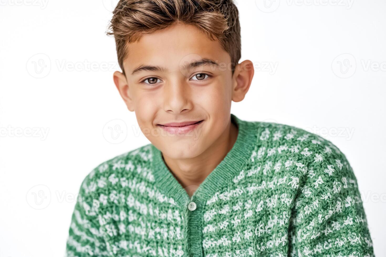 Portrait of a smiling boy photo