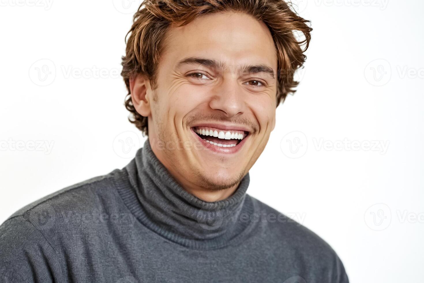 Portrait of a happy man photo