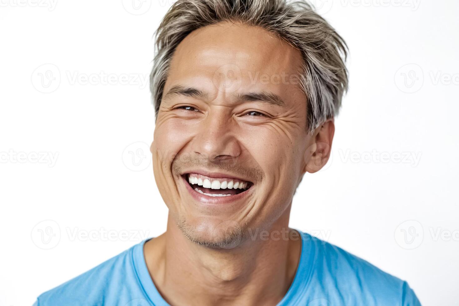 Happy Man Smiling and Laughing photo