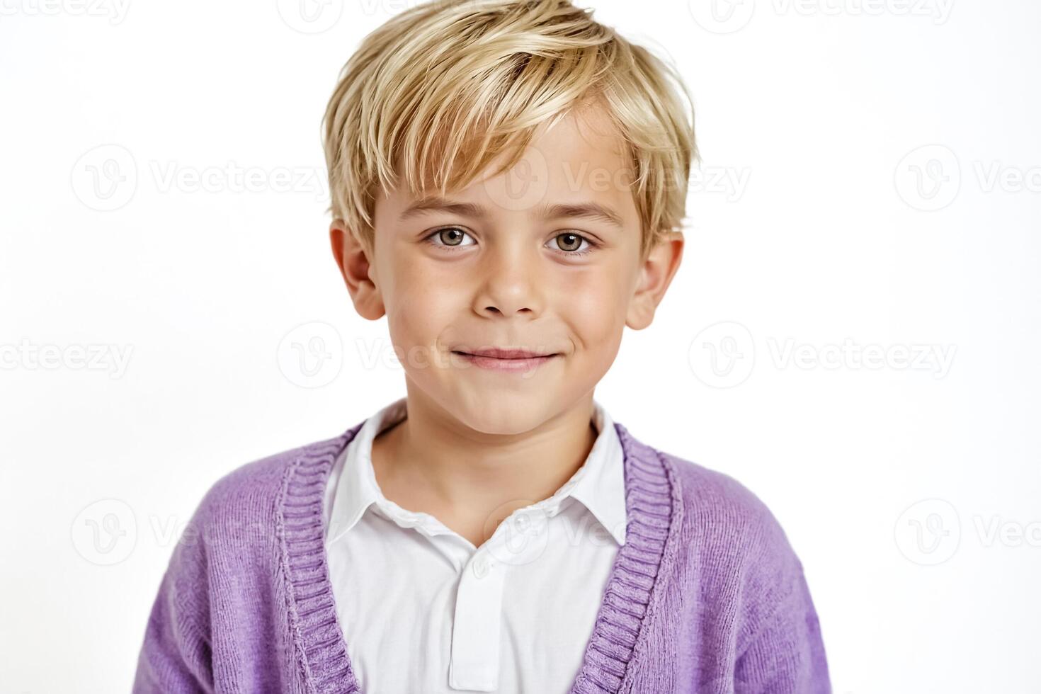 Portrait of a smiling young boy photo