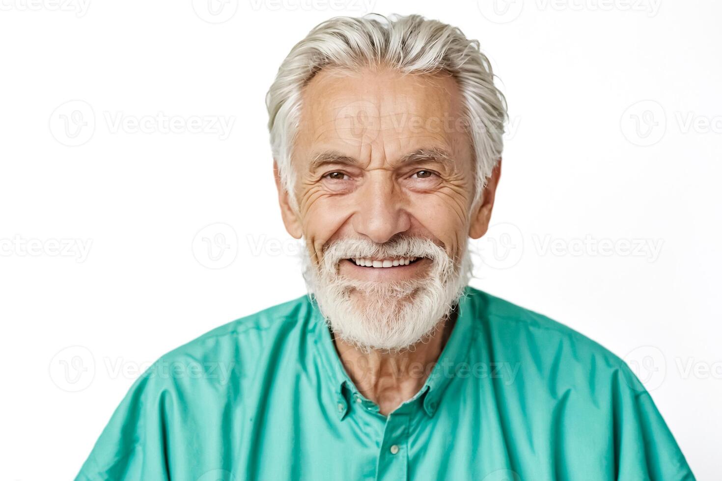 Portrait of a Smiling Senior Man photo