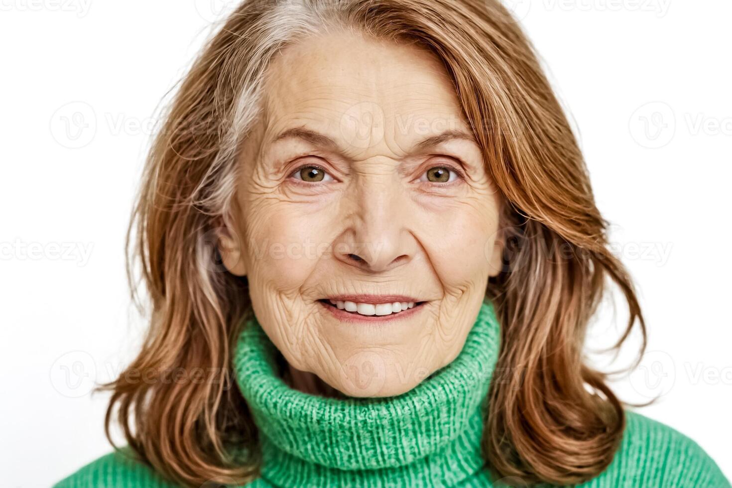 Portrait of a Smiling Senior Woman photo