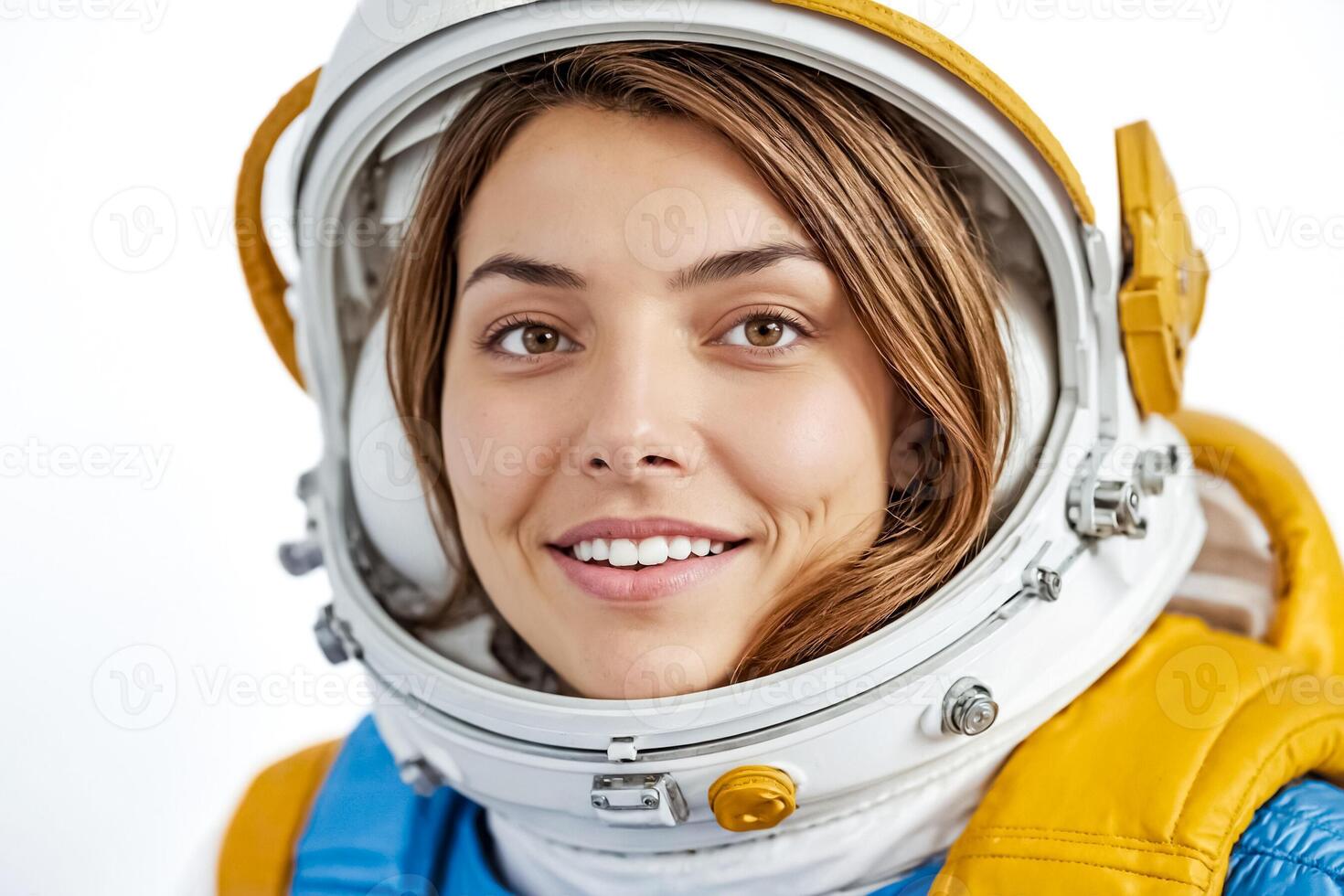 Astronaut Woman Smiling photo