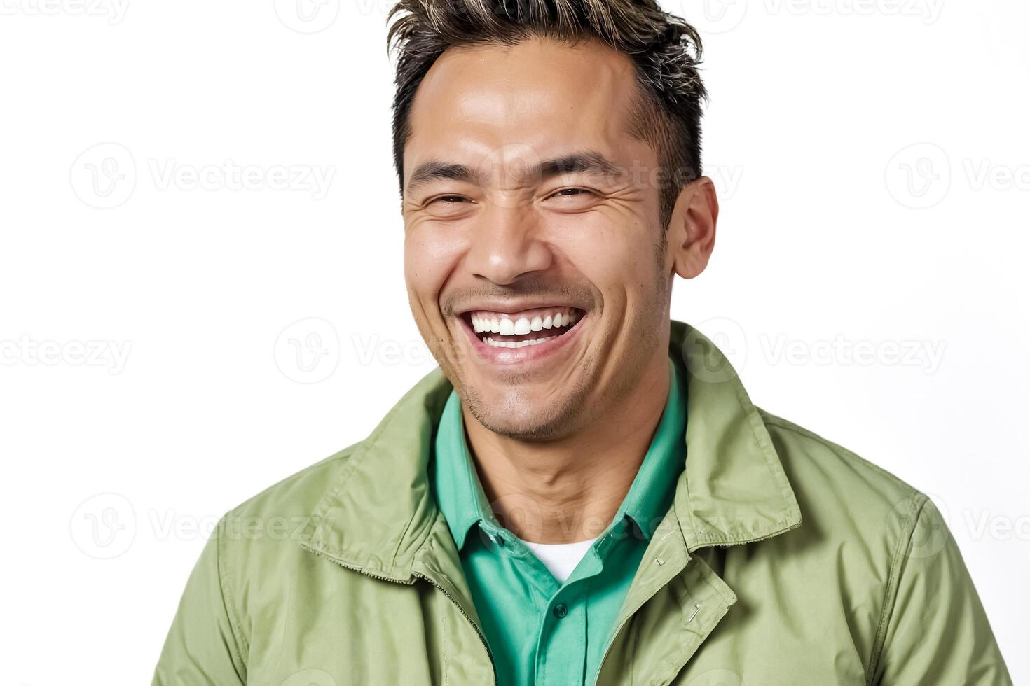 Happy Man Laughing photo